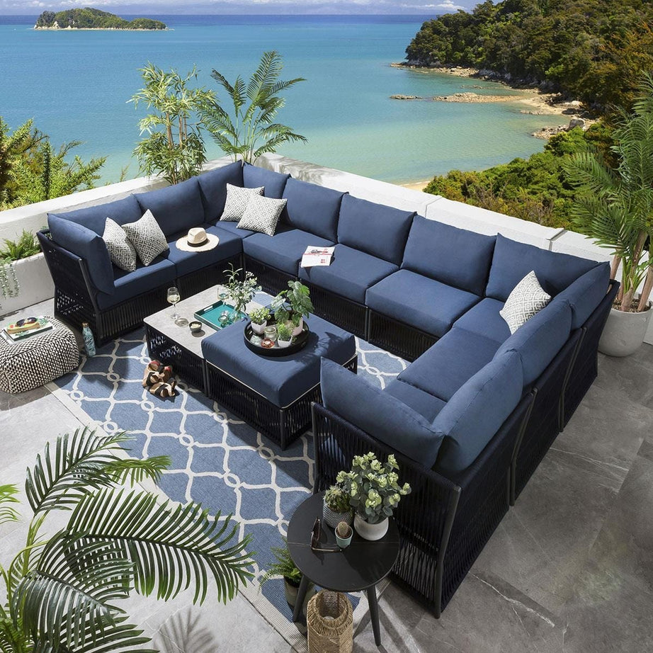 طقم خارجي ستيل و دوبار، 12 قطعة