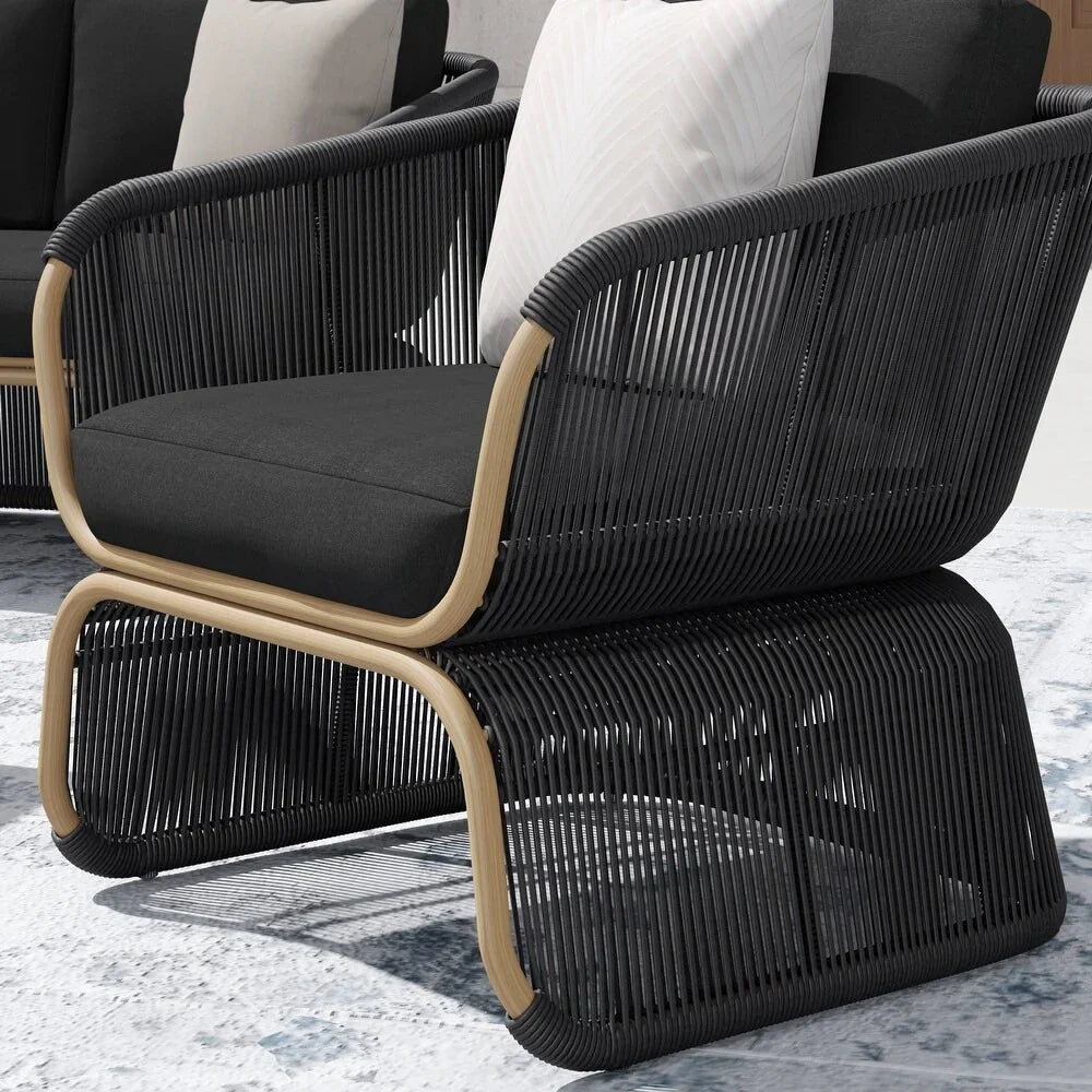 طقم خارجي ستيل و دوبار، 4 قطع