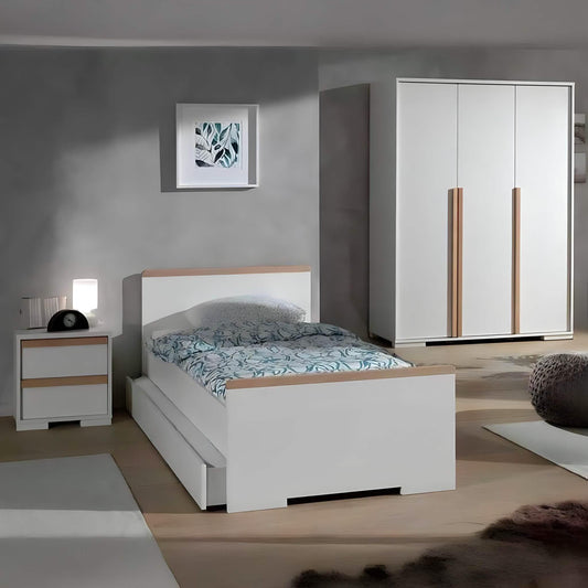 غرفة نوم خشب ام دي اف، 3 قطع