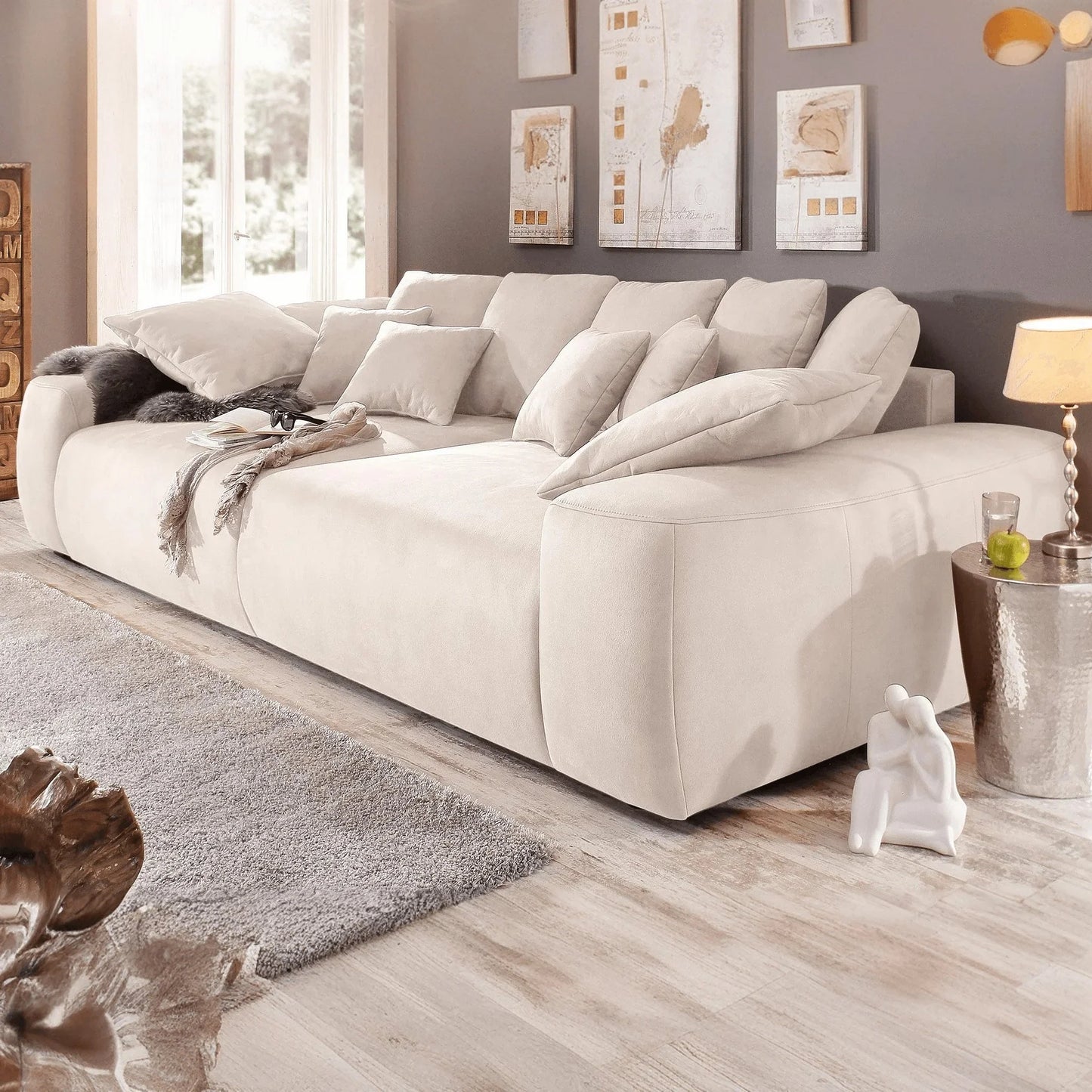 كنبة خشب زان 230*100*80 سم - IST17 - Homix