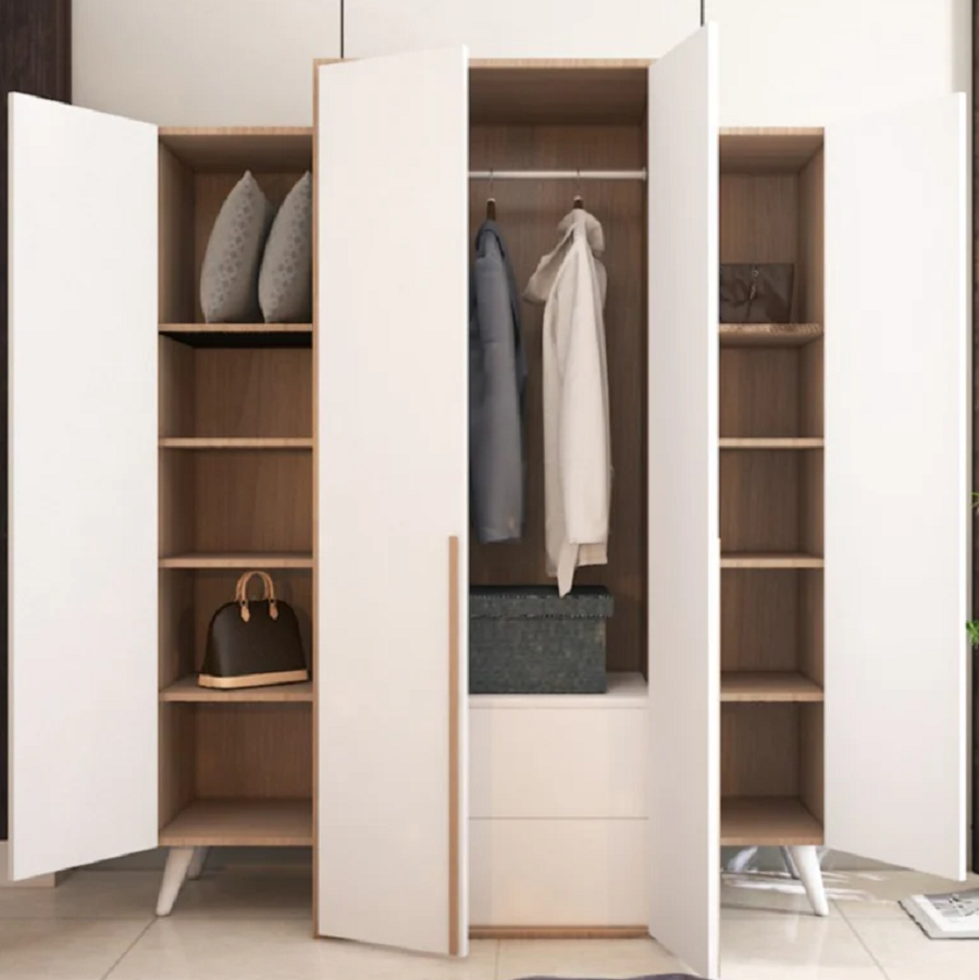 دولاب خشب ام دي اف، 180*50*180 سم