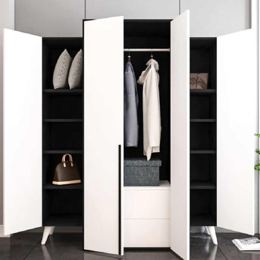 دولاب خشب ام دي اف، 180*50*180 سم