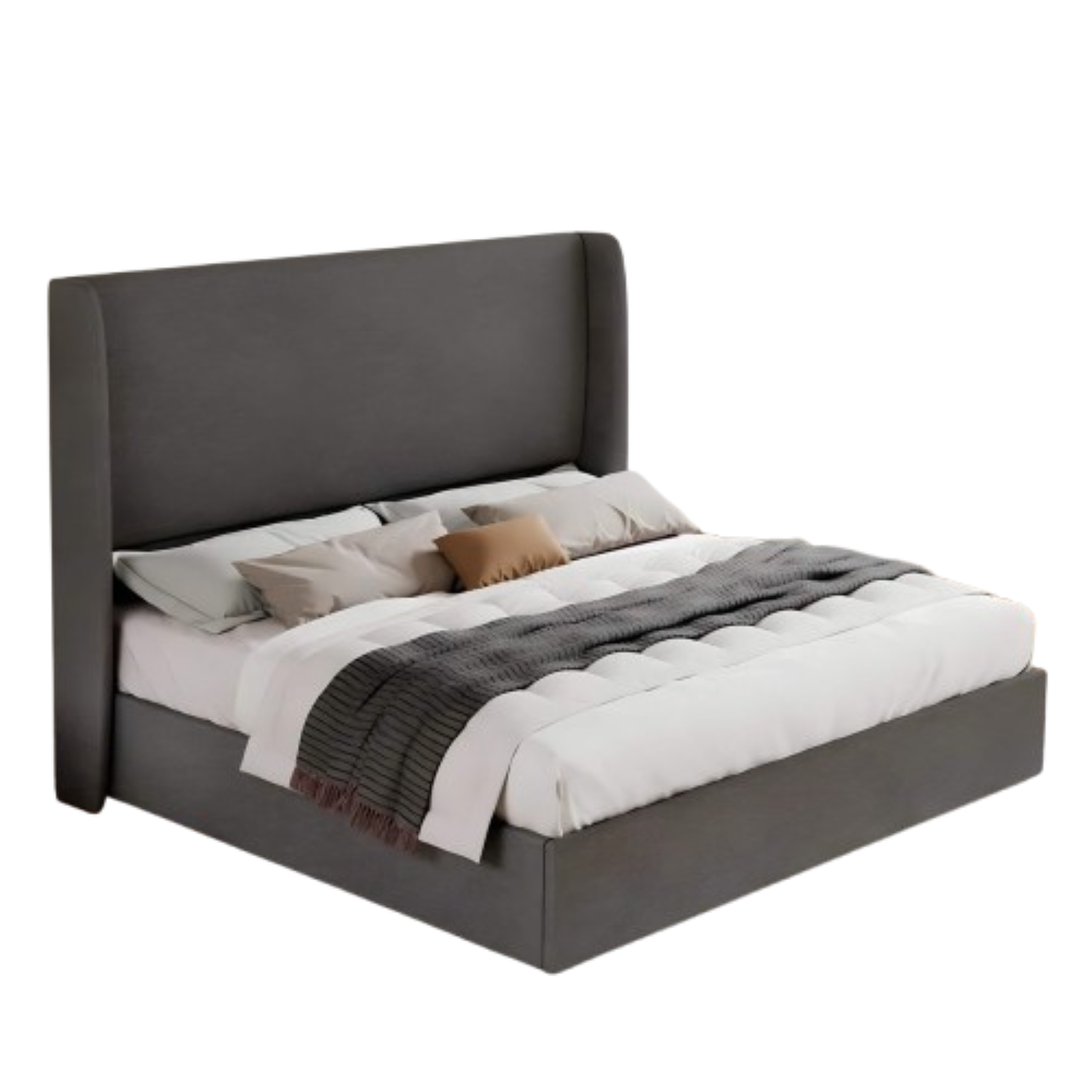 سرير كوين خشب كونتر، 150*195*120 سم