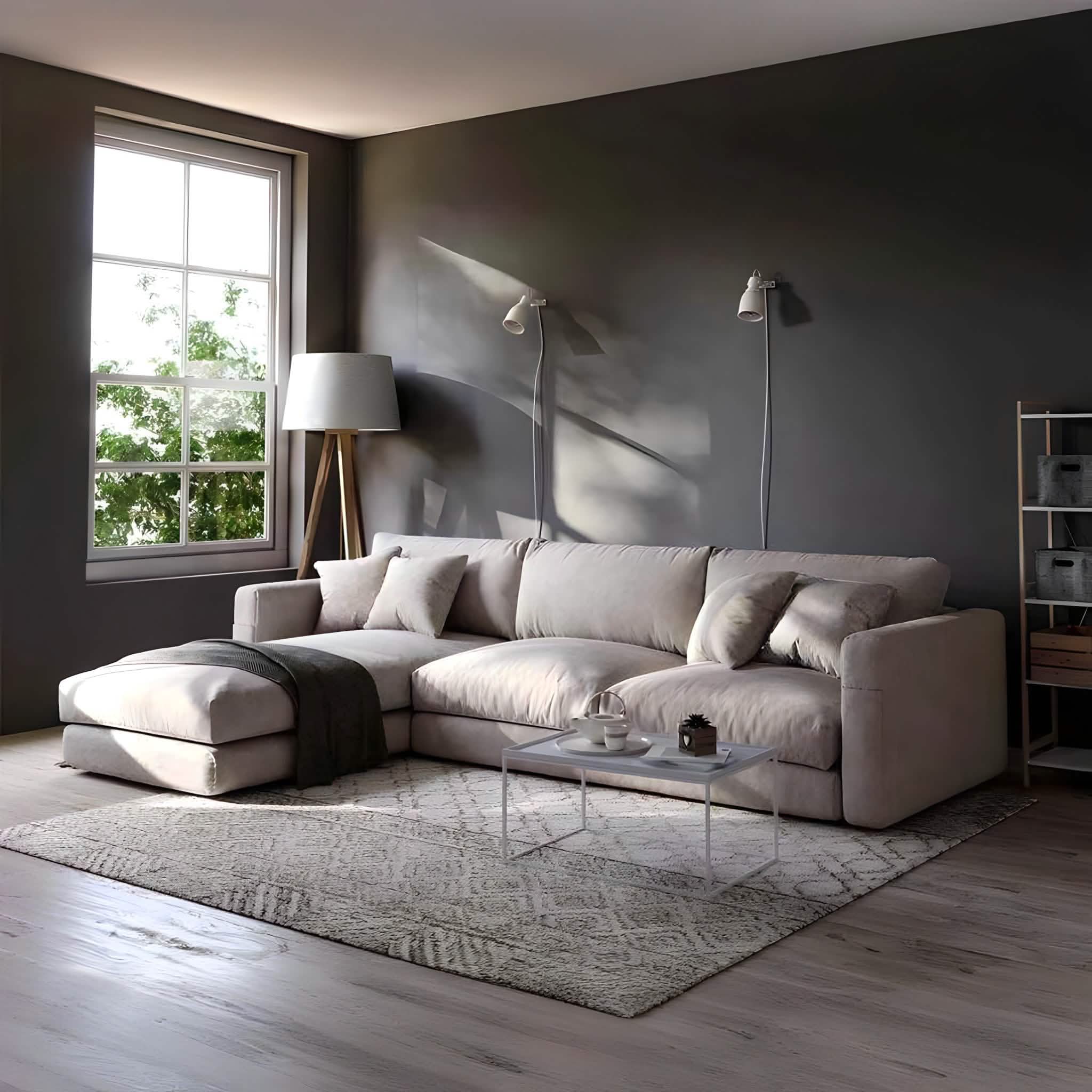 ركنة خشب زان، 250*180*85 سم