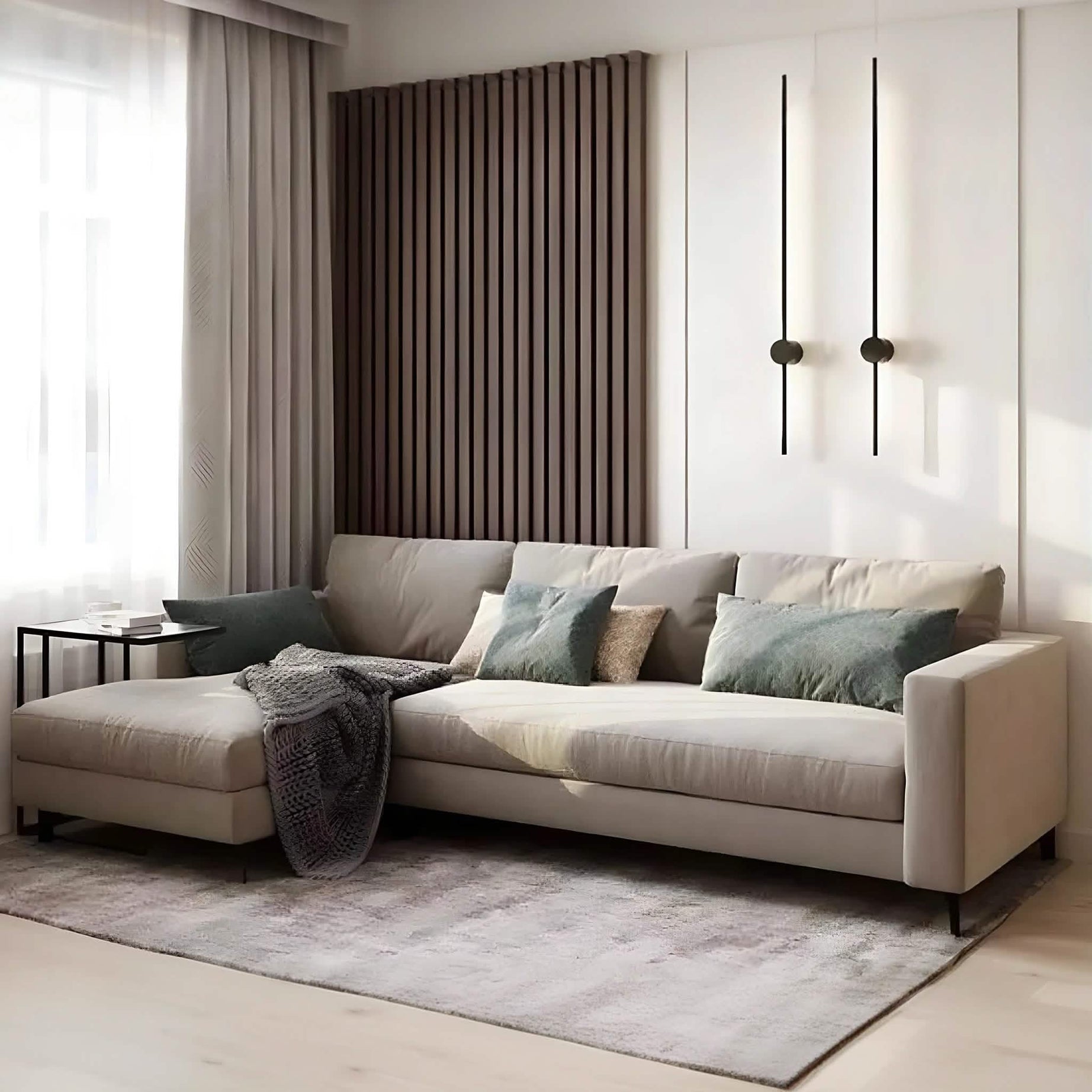 ركنة خشب زان 250*85*70 سم - KAF19