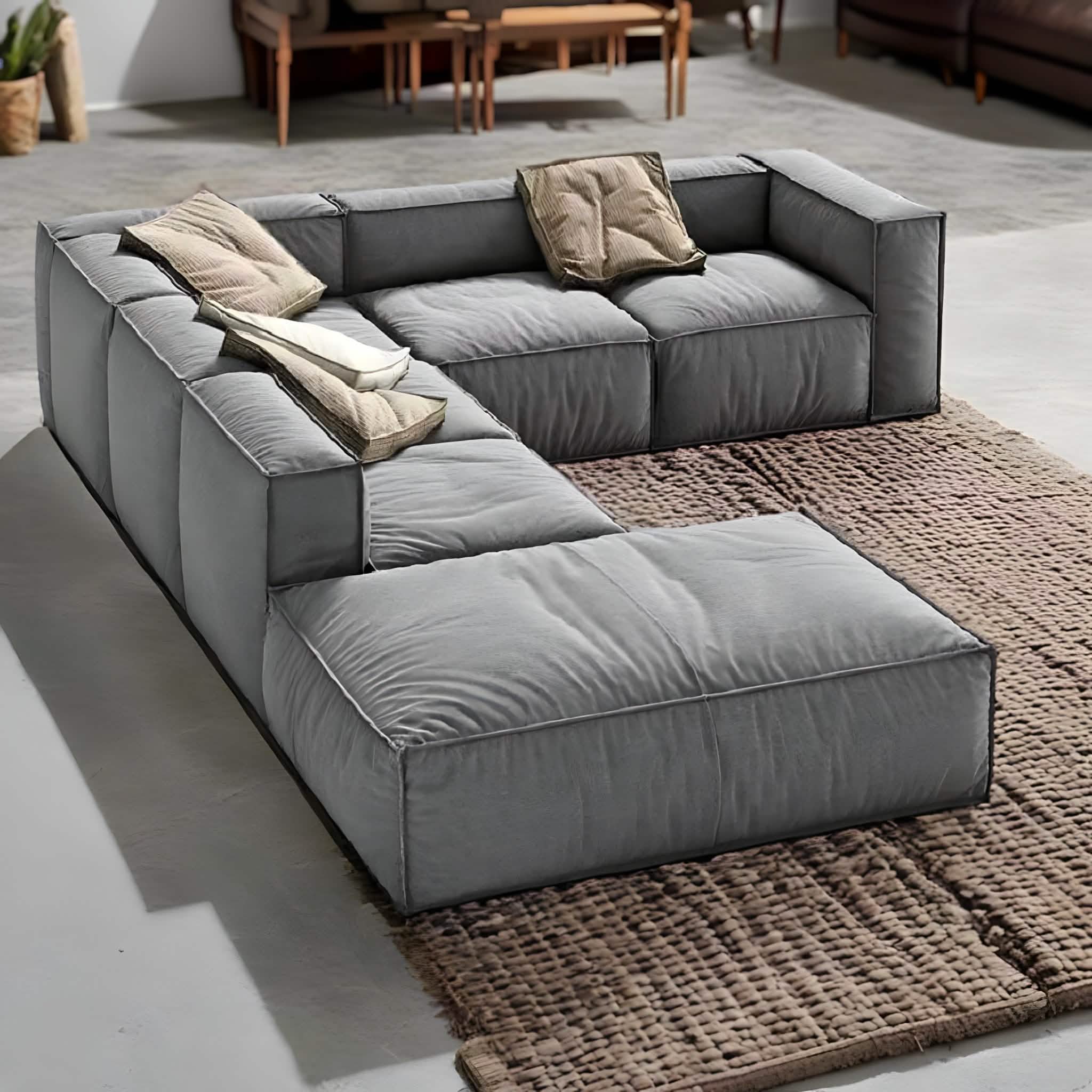 ركنة خشب زان 260*220*75 سم - KAF35