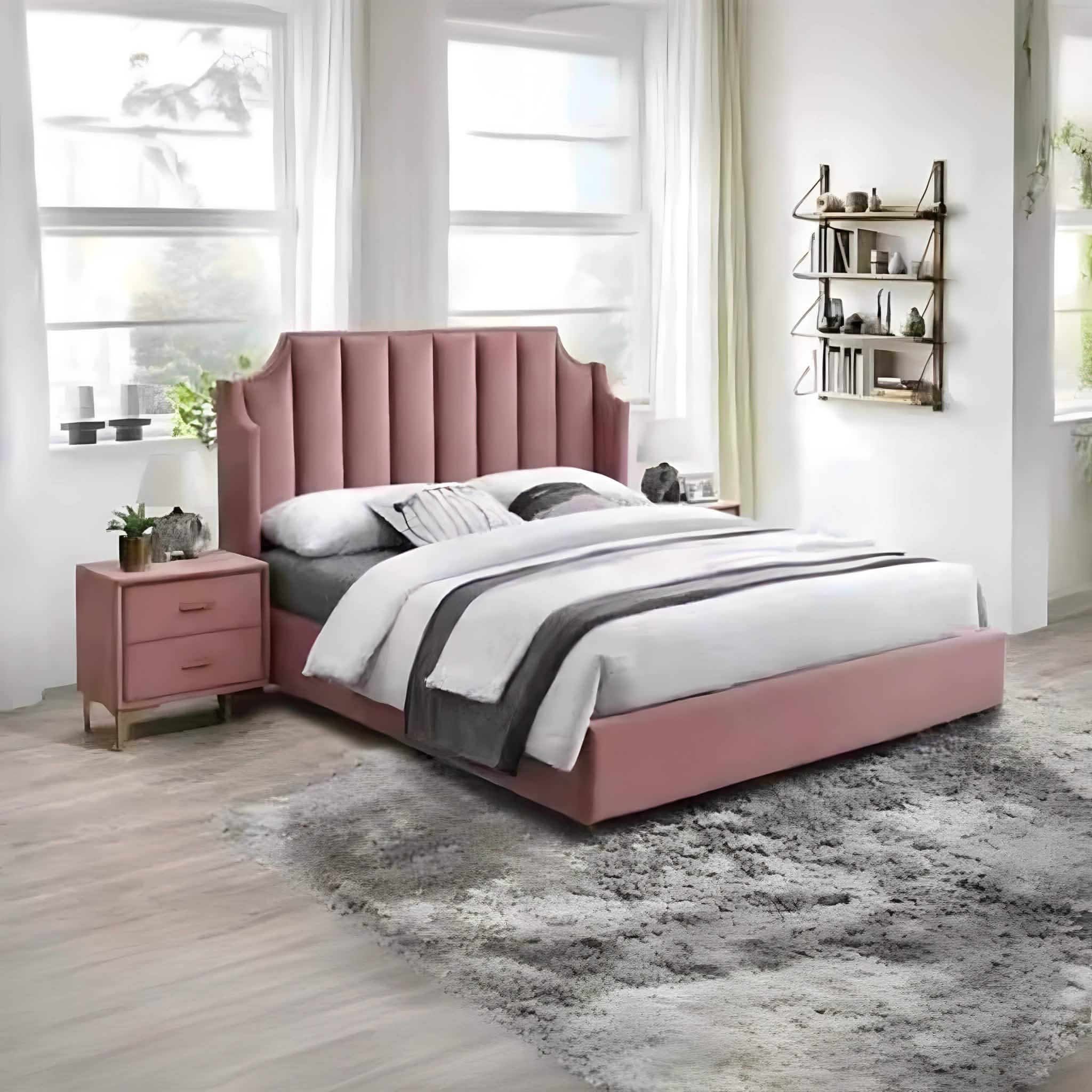 سرير فردي خشب موسكي، 120*195*120 سم