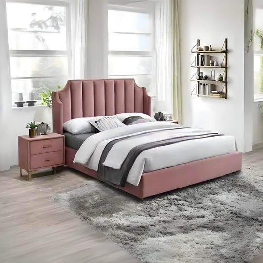 سرير كينج خشب موسكي، 160*195*120 سم