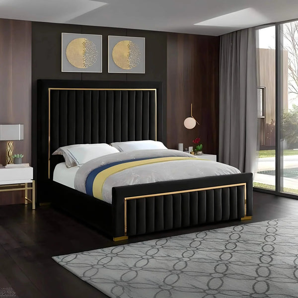 سرير كينج خشب موسكي، 160*195*120 سم