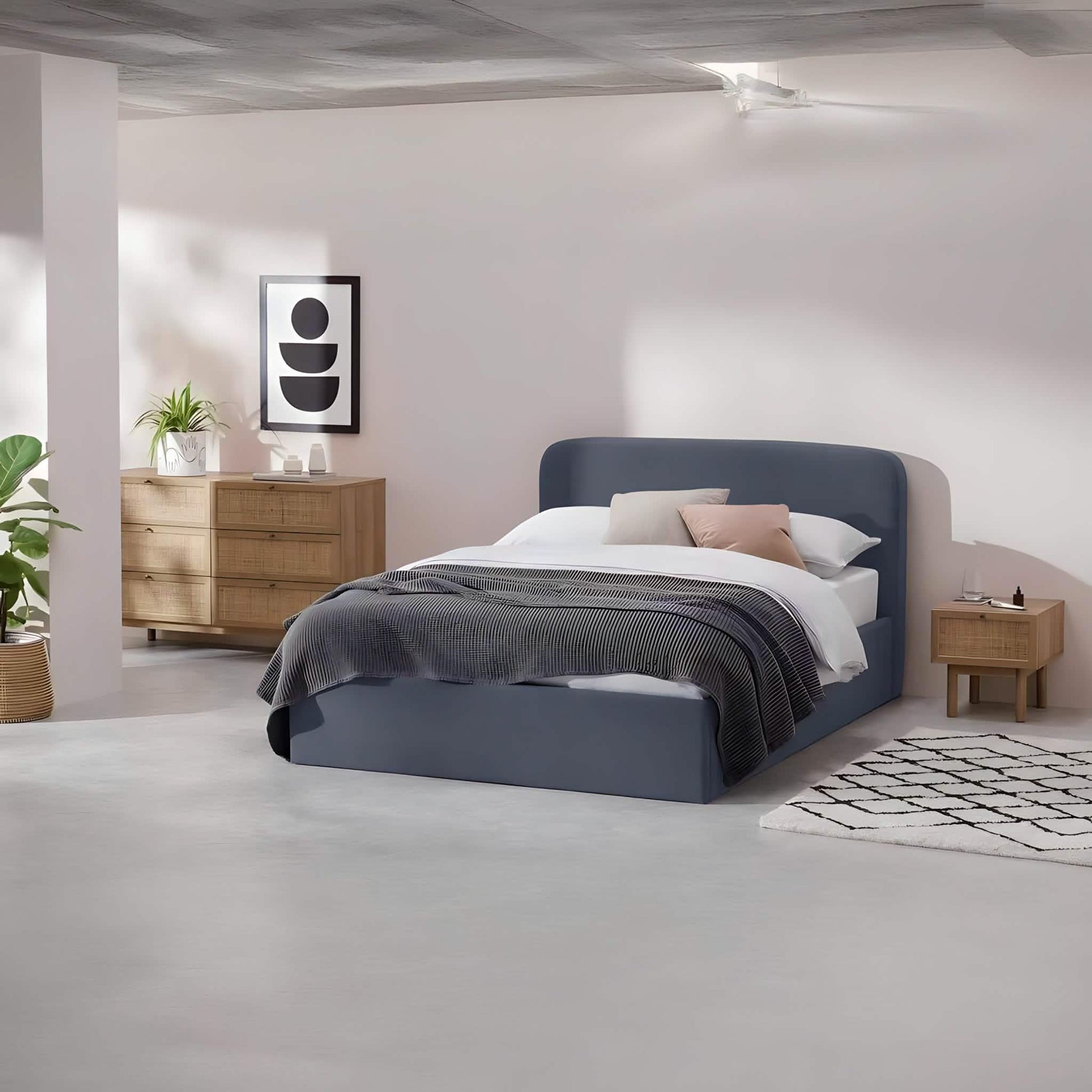 سرير فردي خشب موسكي، 120*195*120 سم