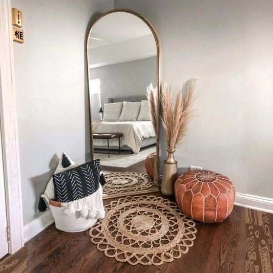 مرايا بإطار خشب ام دي اف، 55*2*165 سم