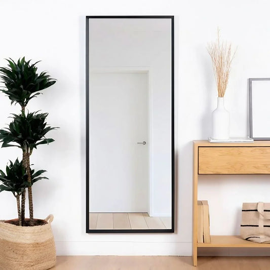 مرايا بإطار خشب ام دي اف، 40*2*130 سم