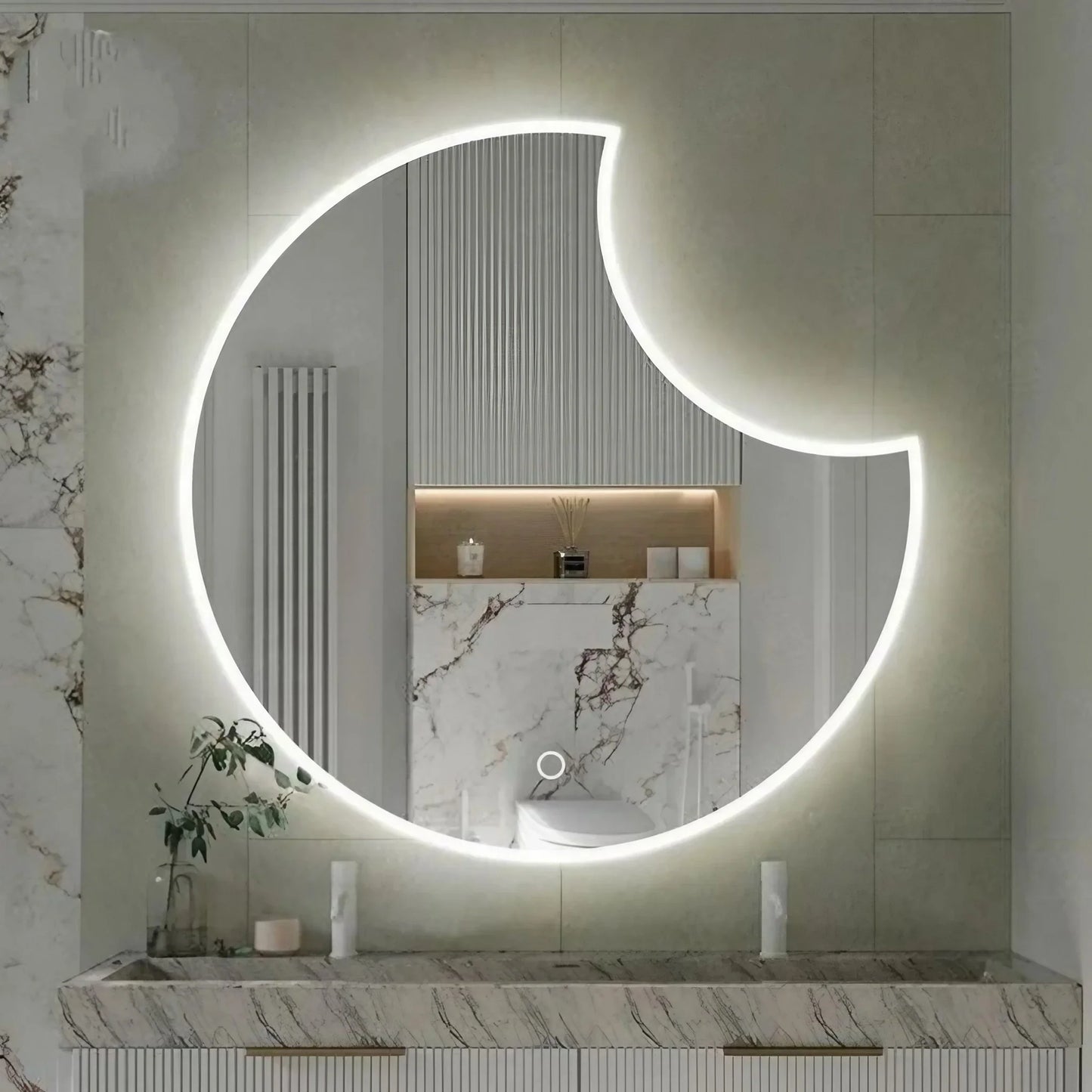 مرايا ليد سمارت، 80*80 سم