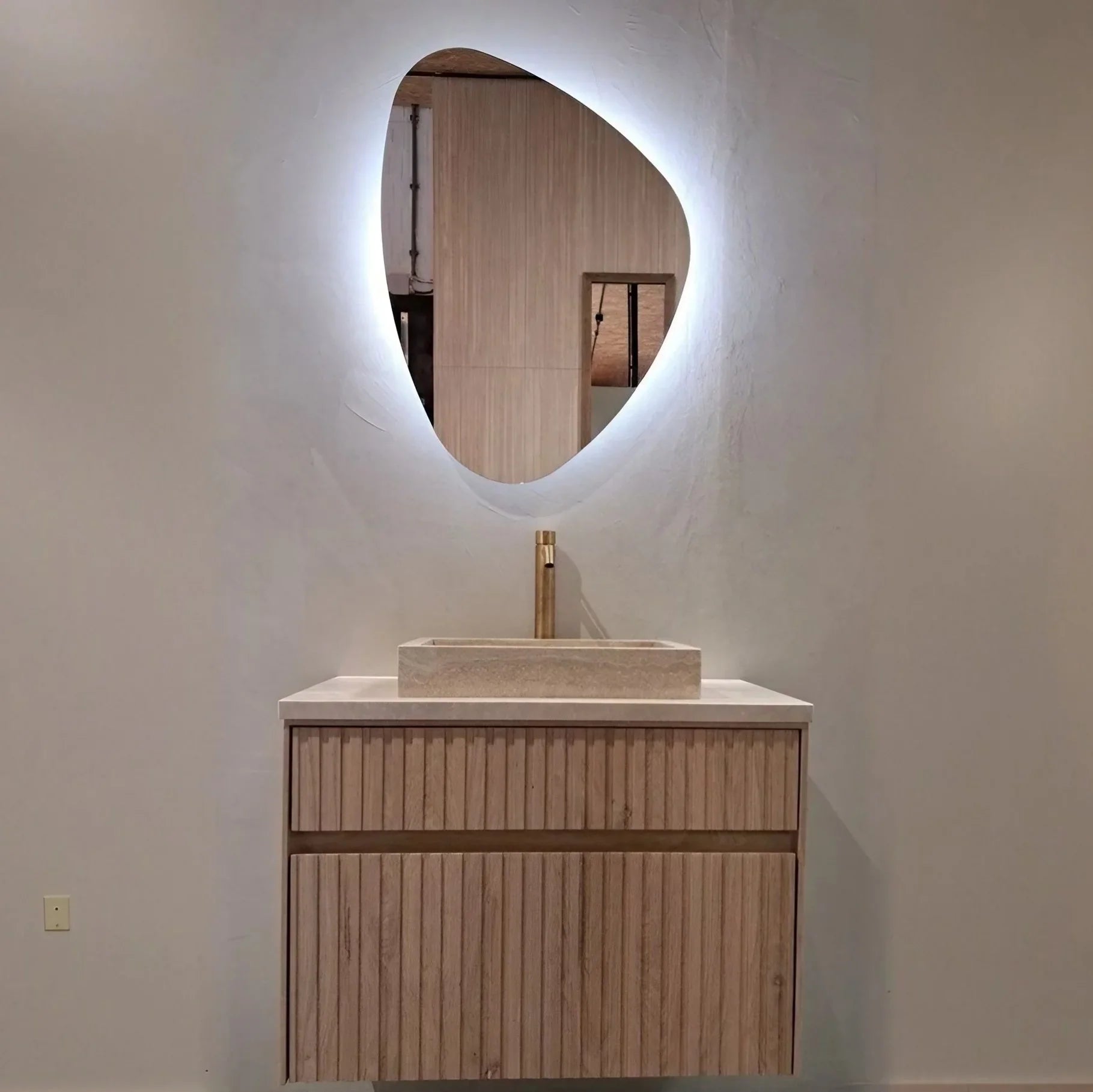 مرايا حائط ليد، 60*80 سم