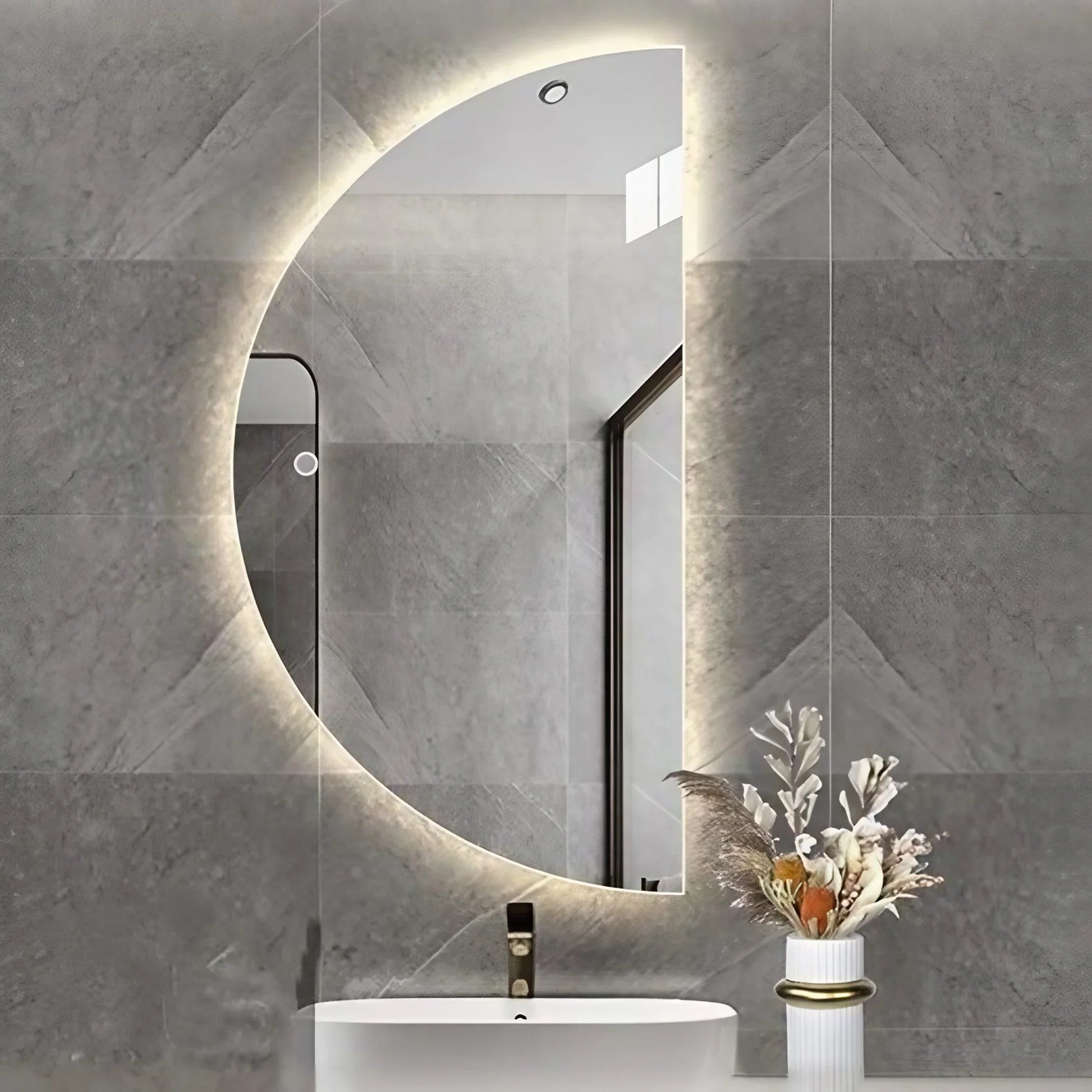 مرايا ليد سمارت، 55*110 سم