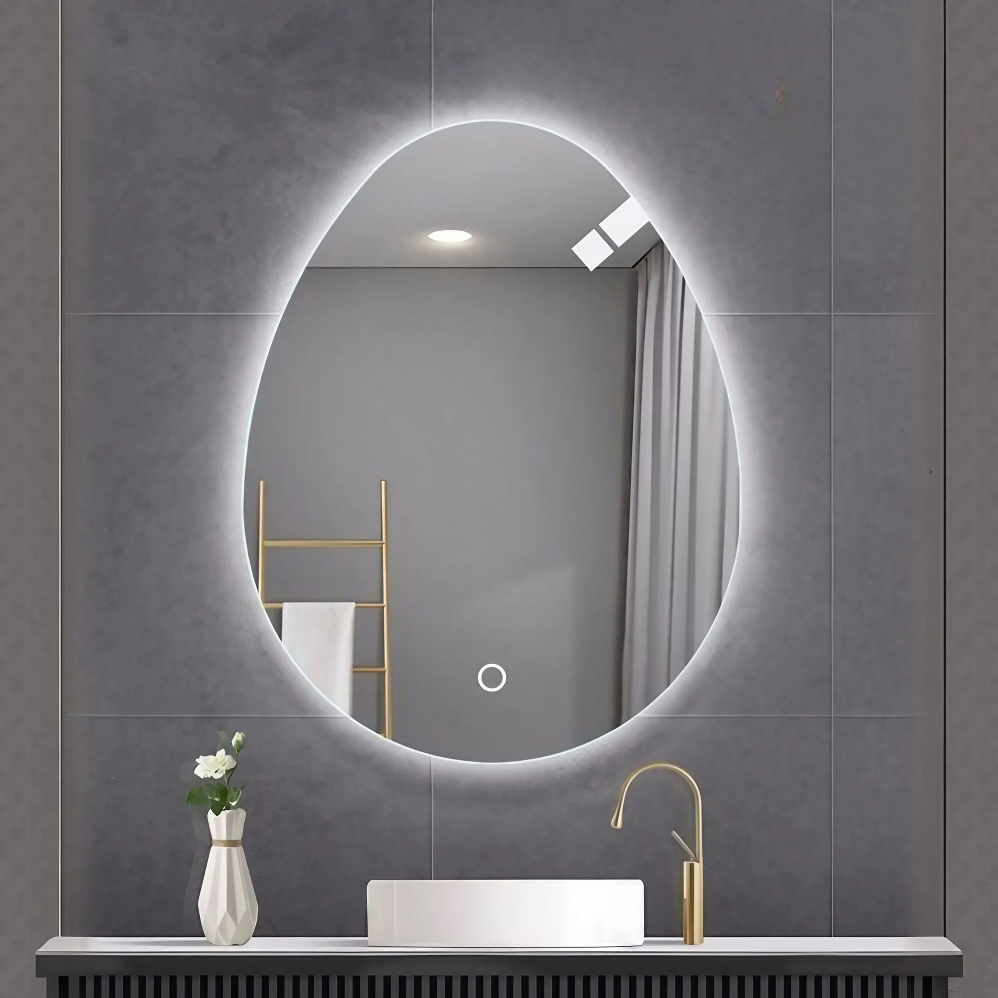 مرايا ليد سمارت، 60*80 سم