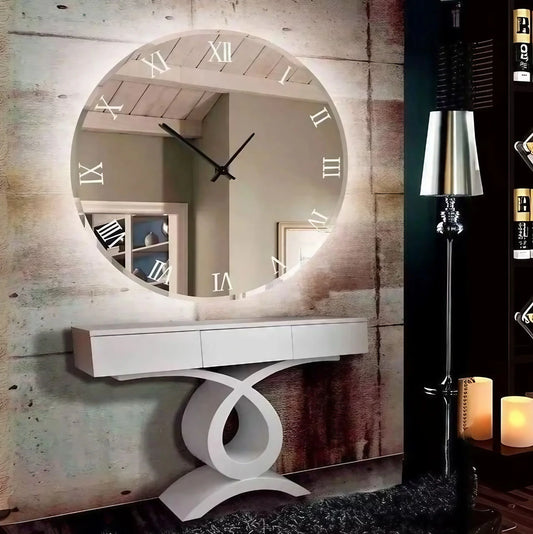 مرايا حائط ليد، 80*80 سم