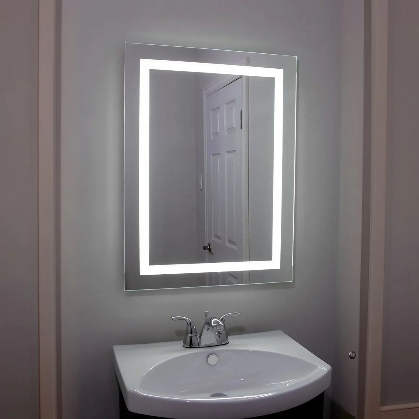 مرايا حائط ليد، 50*2*70 سم