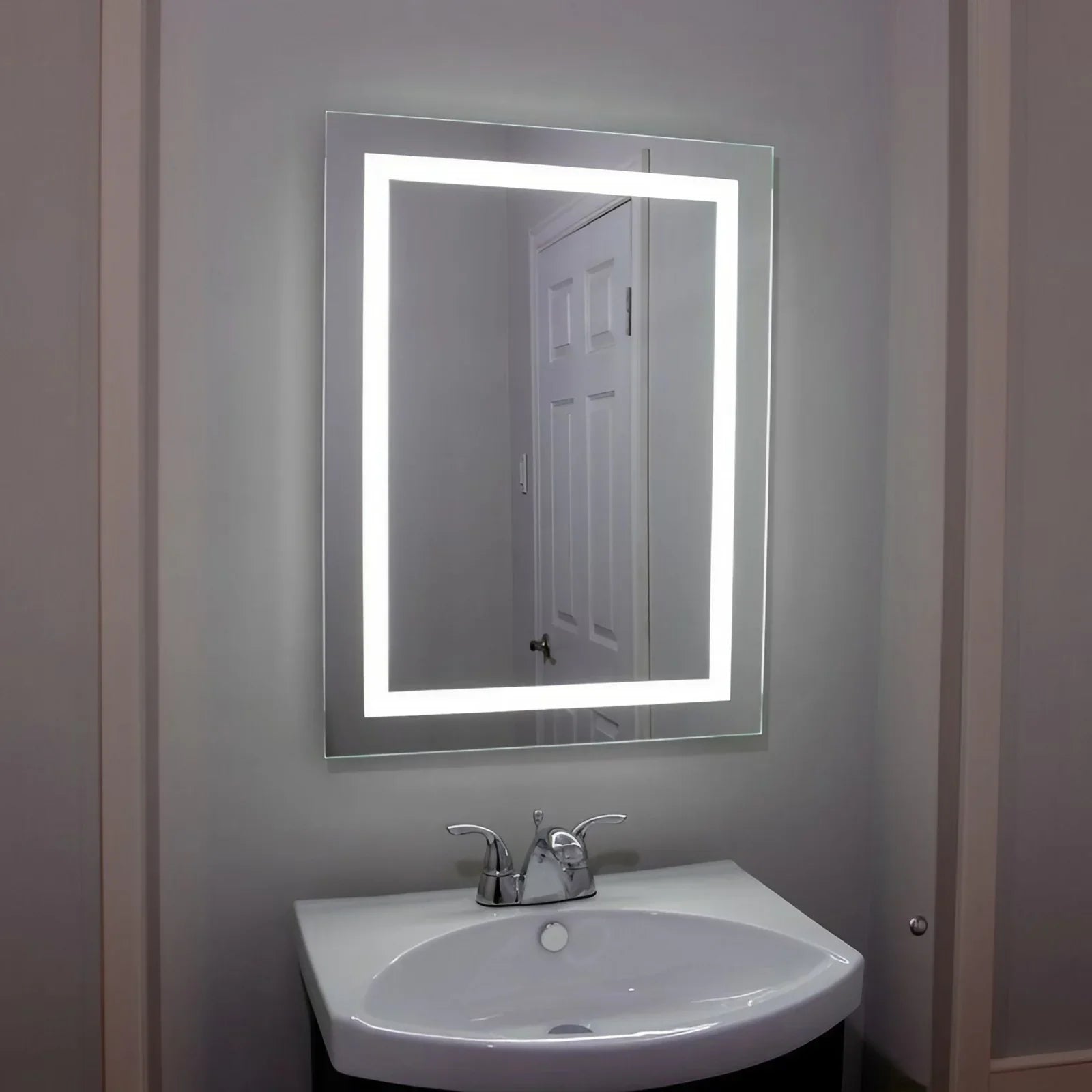 مرايا حائط ليد، 50*2*70 سم