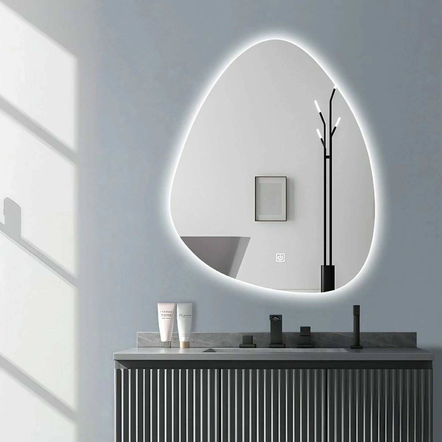 مرايا ليد سمارت، 60*2*80 سم