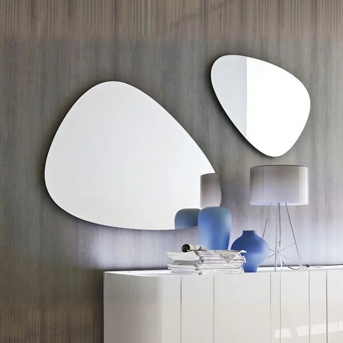 طقم مرايات حائط، قطعتين