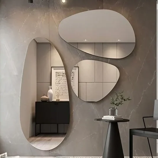 طقم مرايات حائط، 3 قطع