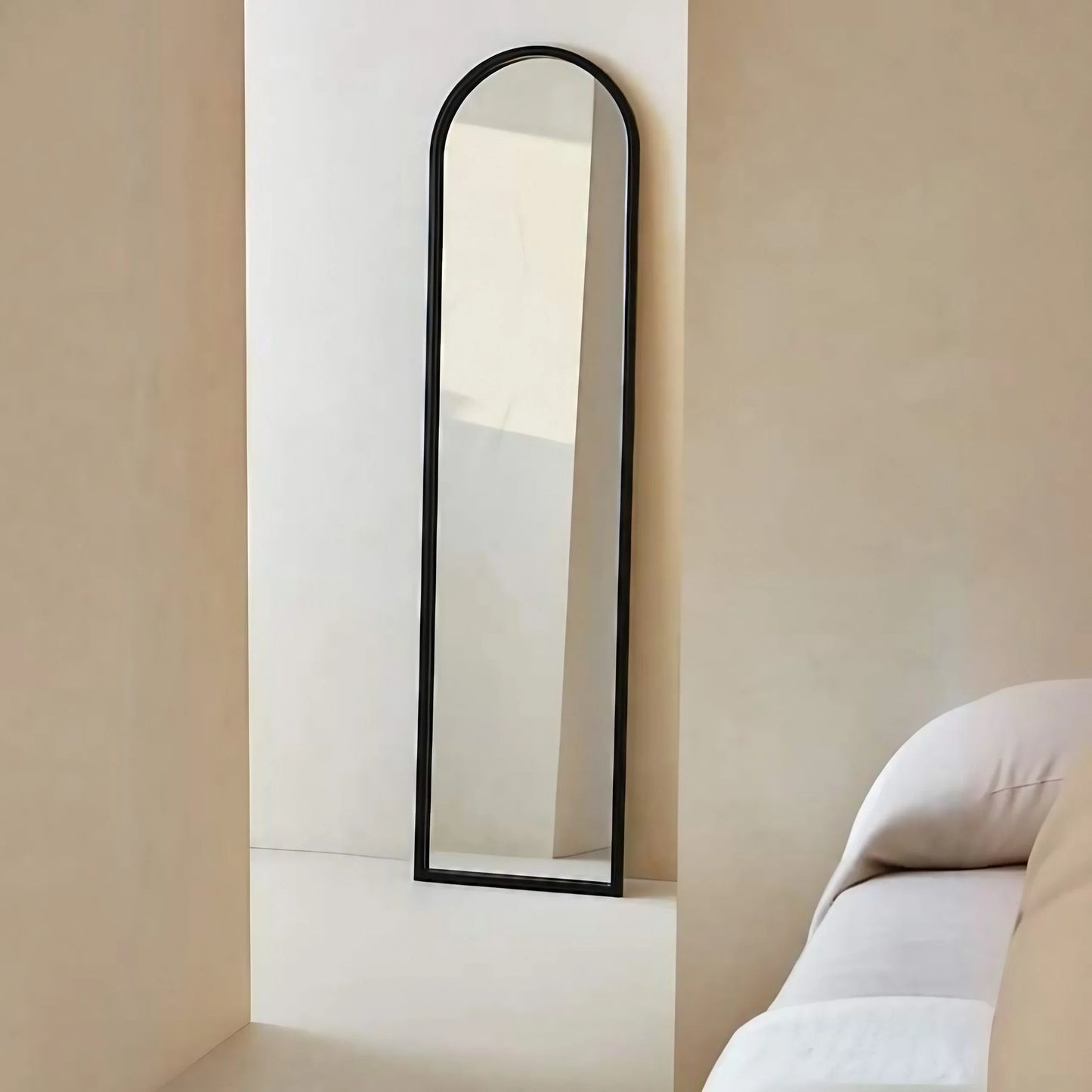 مرايا ستاند بإطار خشب ام دي اف، 40*2*155 سم