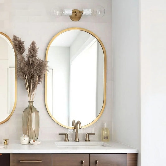 مرايا حائط بإطار خشب ام دي اف، 45*2*85 سم