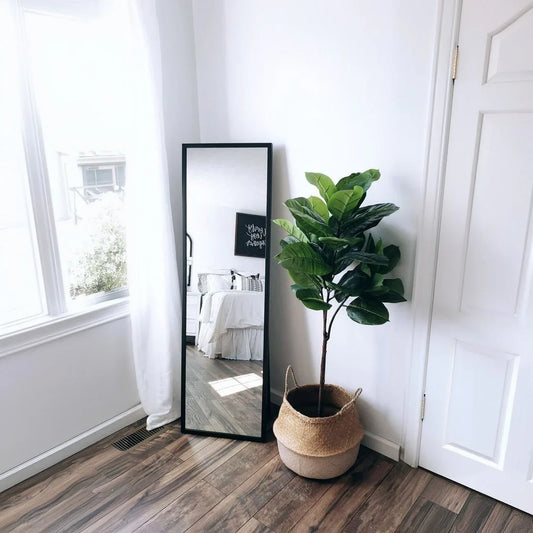 مرايا ستاند بإطار خشب ام دي اف، 50*2*160 سم