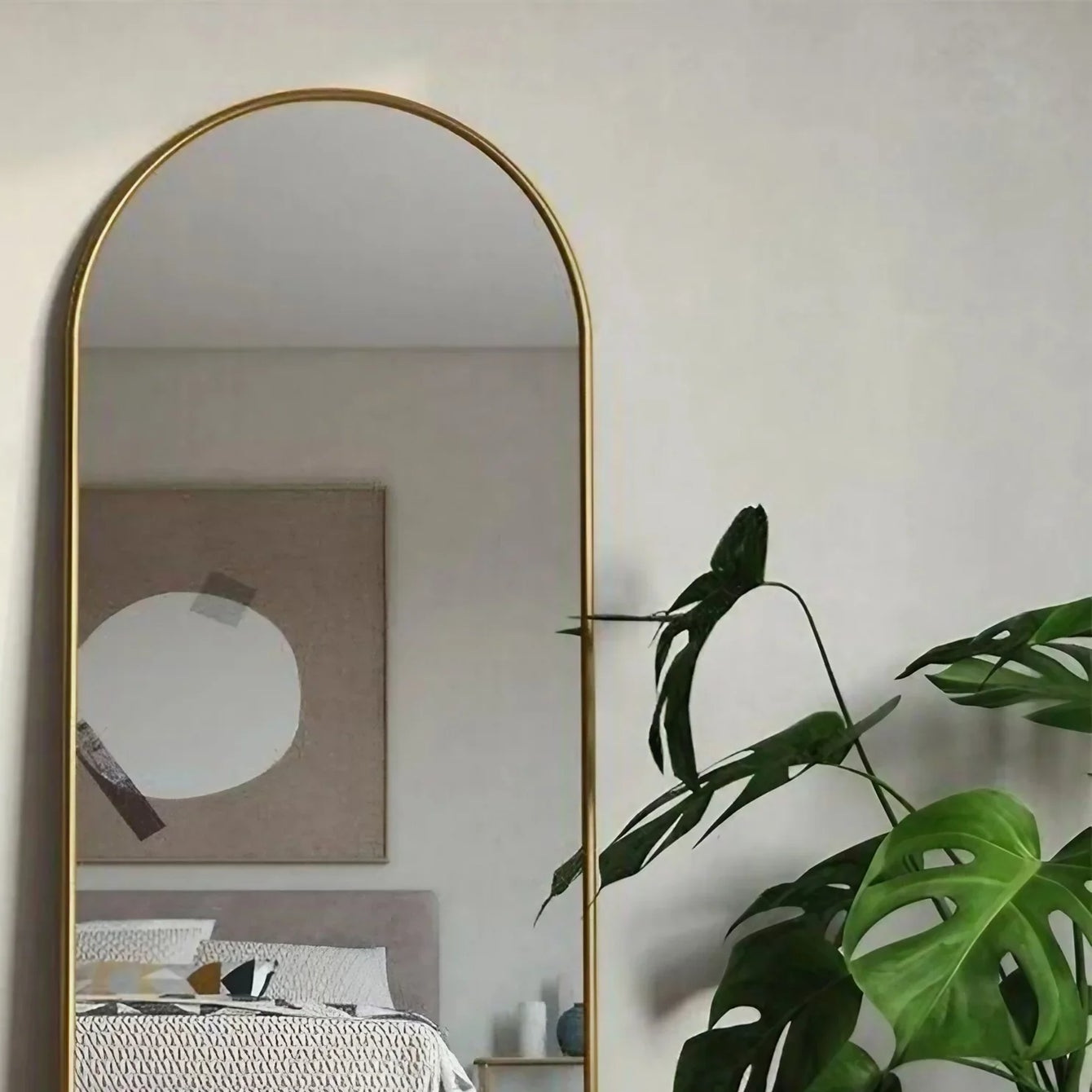 مرايا بإطار خشب، 50*2*160 سم