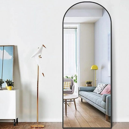 مرايا ستاند بإطار خشب، 55*2*165 سم