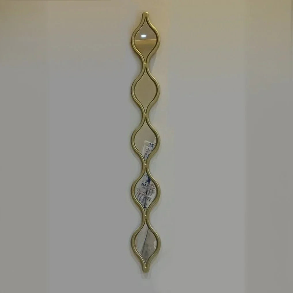 مرايا حائط بإطار خشب ام دي اف، 10*2*100 سم