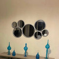 مرايا حائط بإطار خشب ام دي اف، 120*2*60 سم