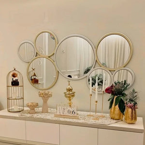 مرايا حائط بإطار خشب ام دي اف، 160*2*70 سم