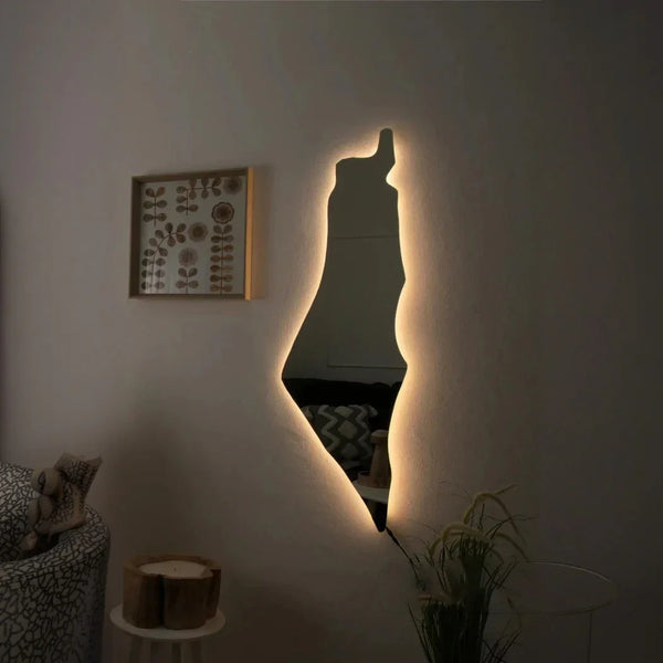 مرايا حائط ليد، 50*2*105 سم