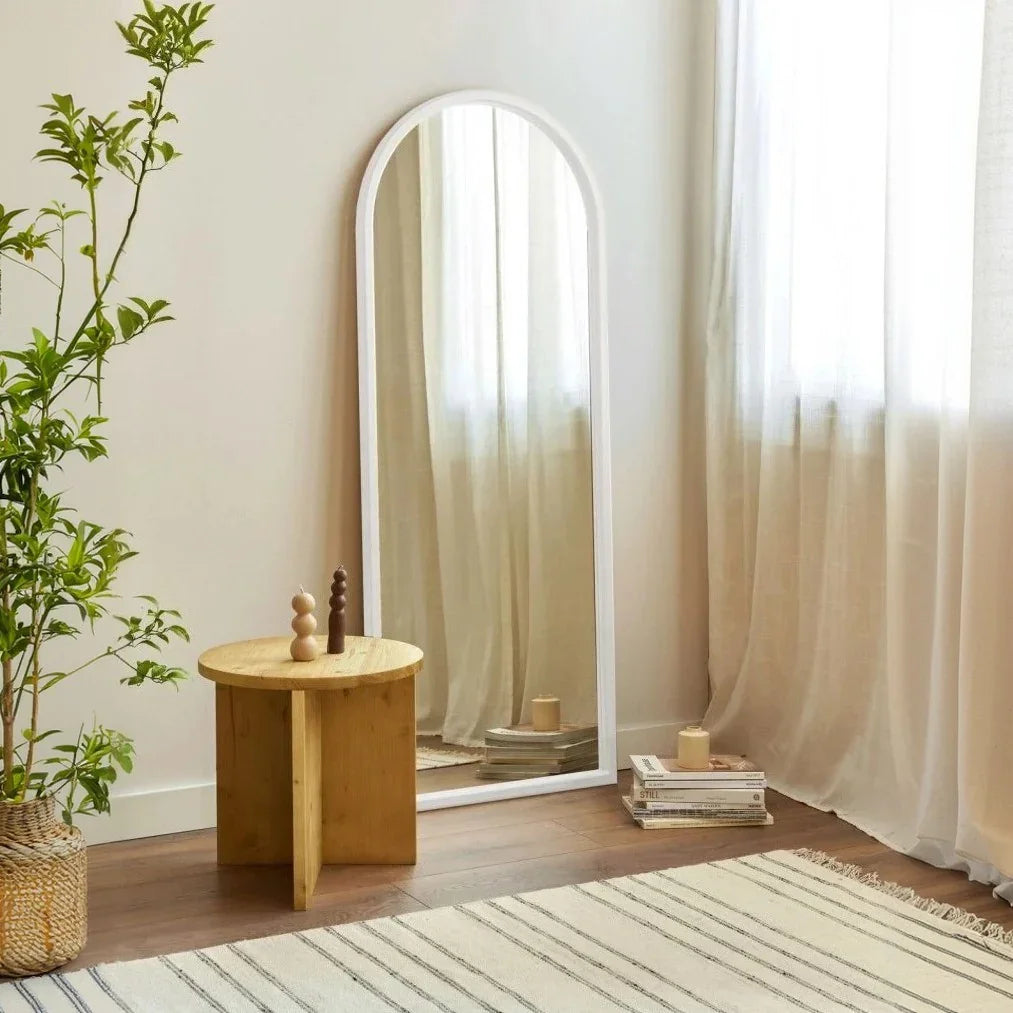 مرايا ستاند بإطار خشب ام دي اف، 55*2*165 سم