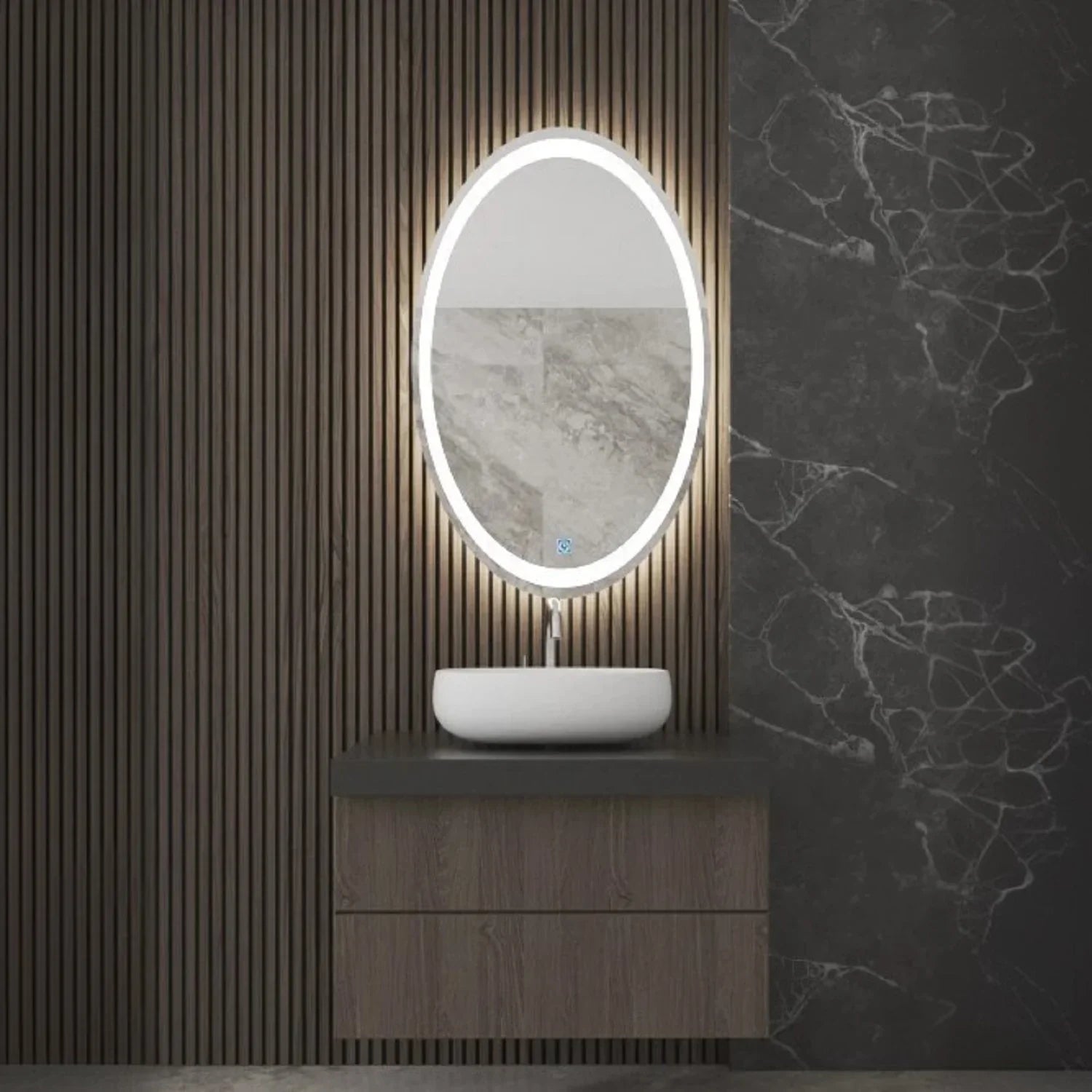 مرايا ليد تاتش، 50*70 سم