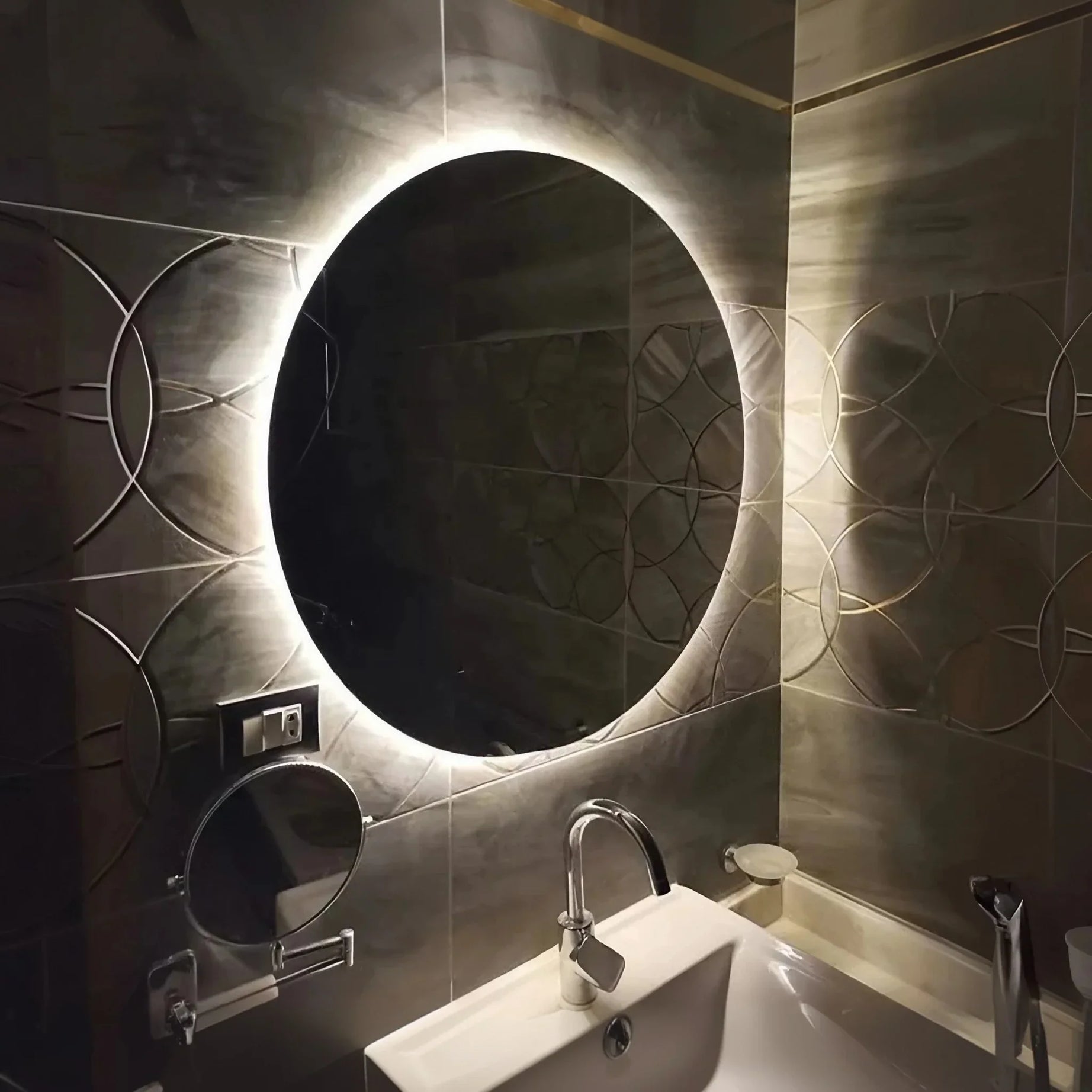 مرايا ليد، 60*60 سم