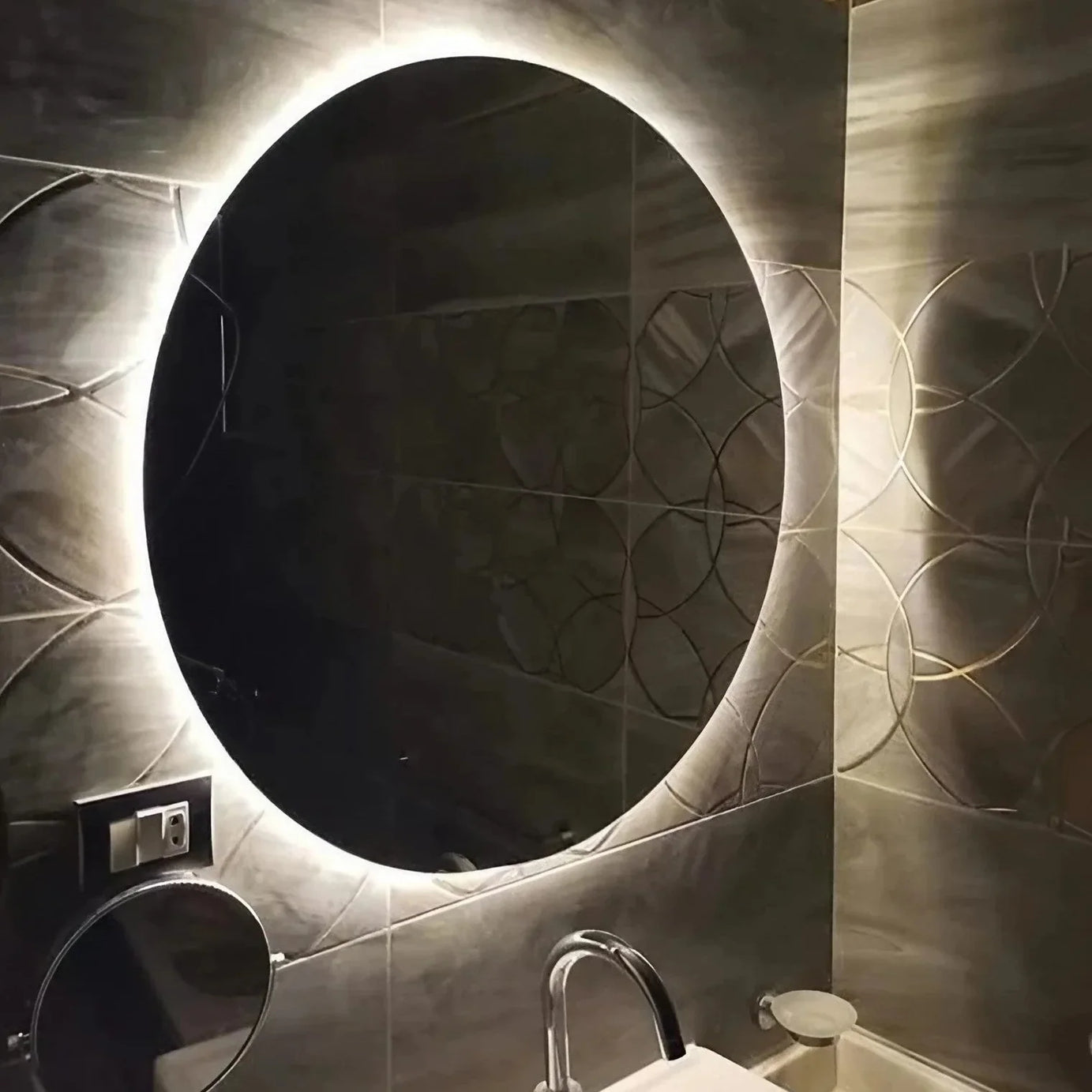 مرايا ليد، 60*60 سم