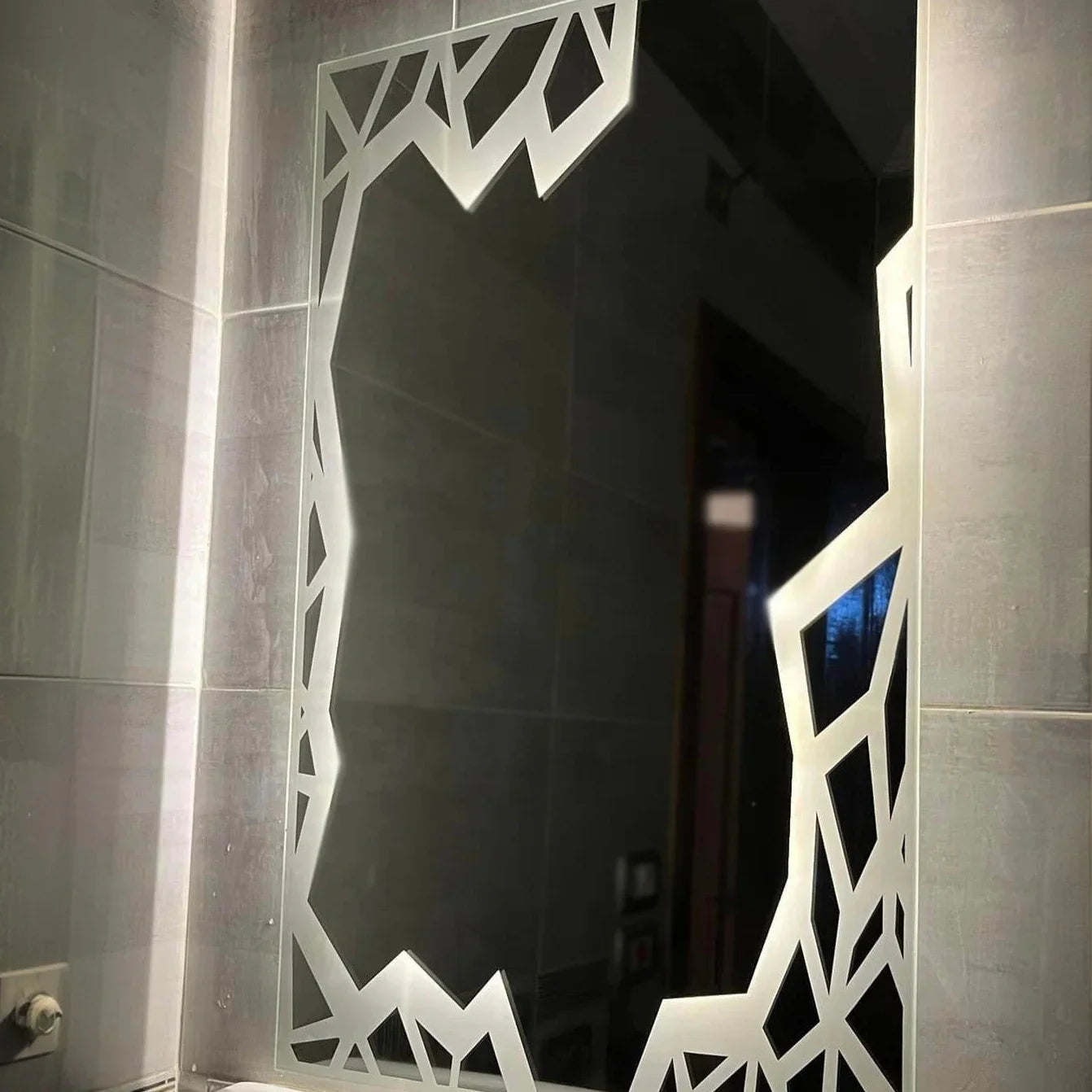 مرايا ليد، 50*2*80 سم