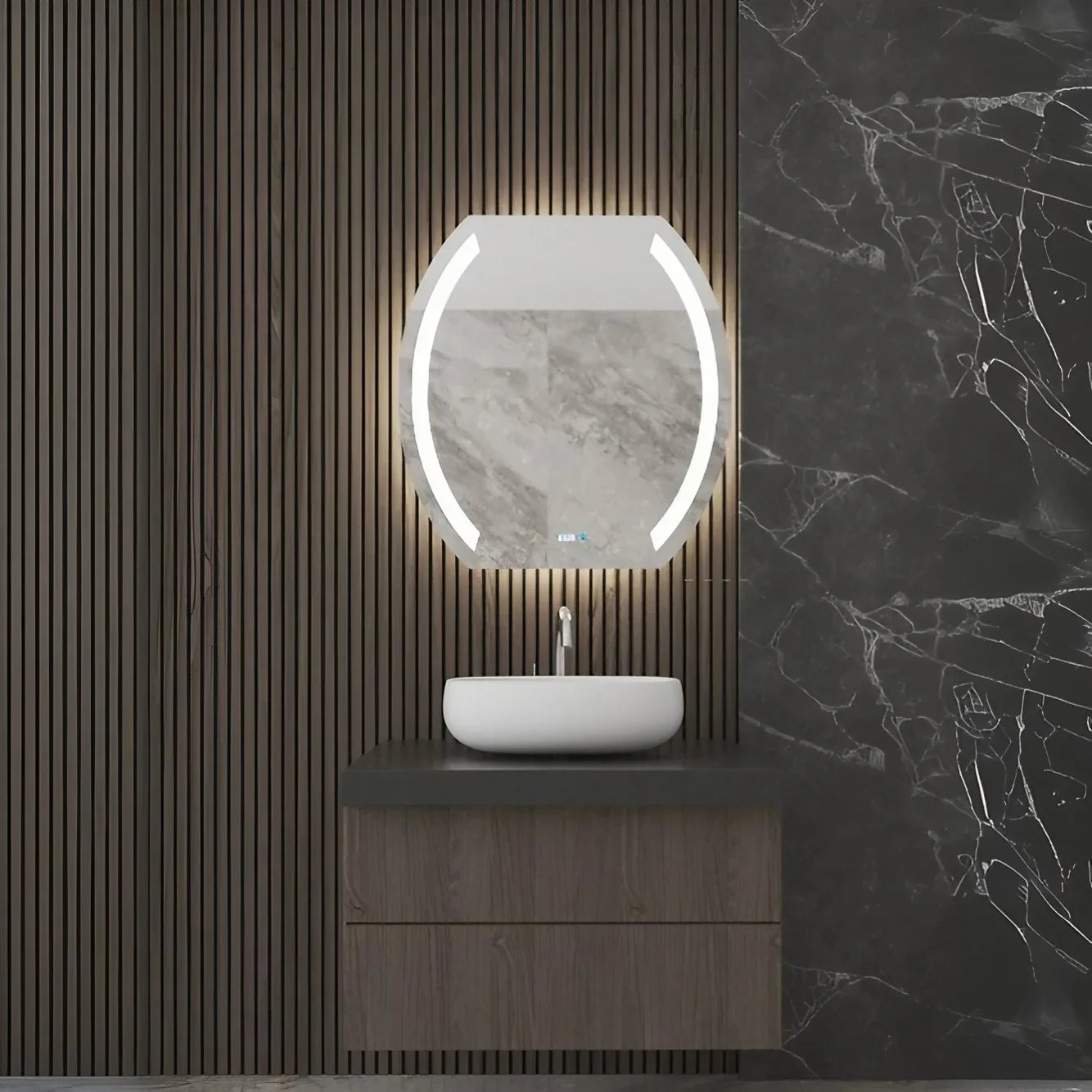 مرايا ليد سمارت، 60*2*90 سم