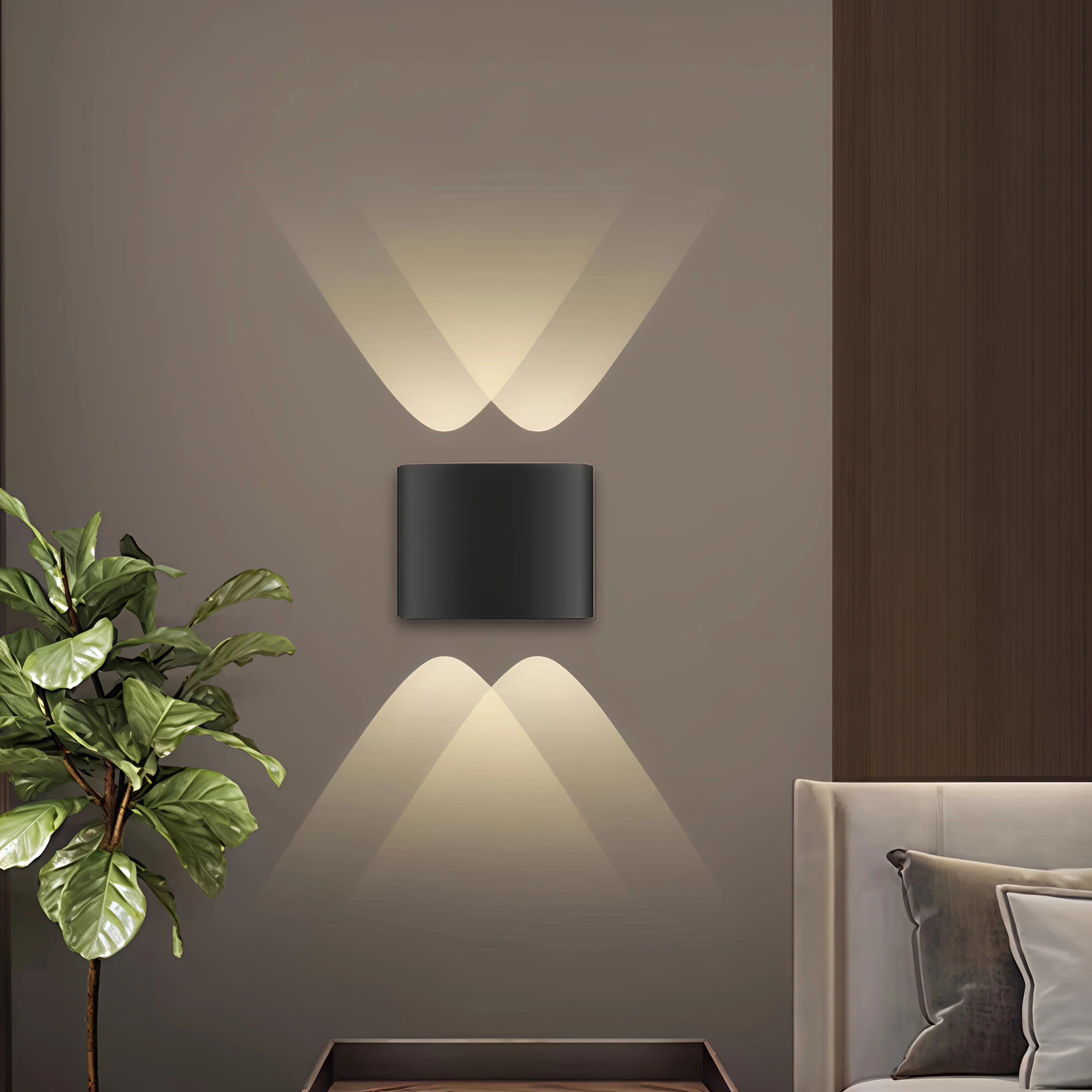 أبليك حائط بلاستيك، 18*7 سم