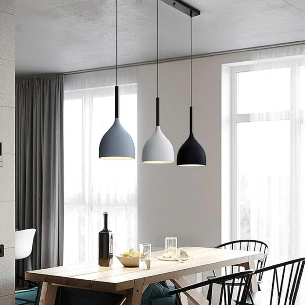 نجفة سقف ستيل و خشب، 50*60 سم