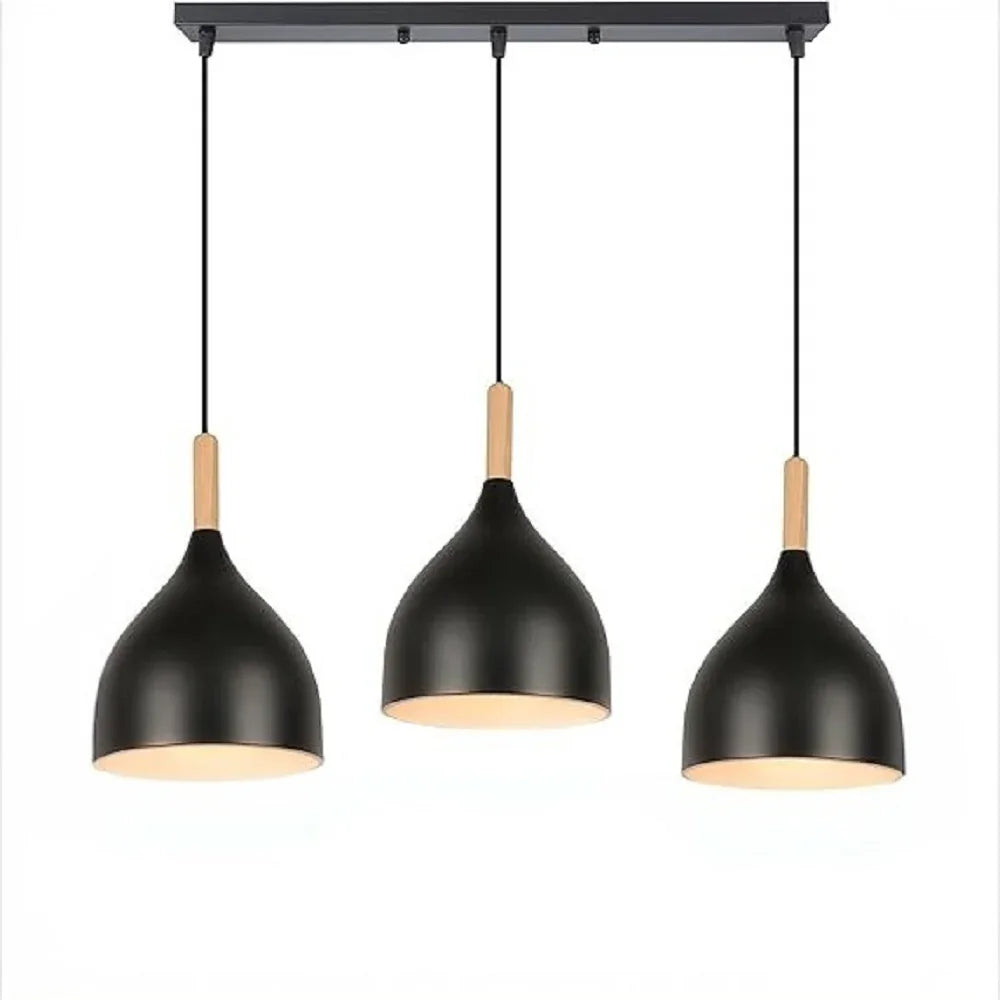 نجفة المنيوم وخشب، 60*60 سم