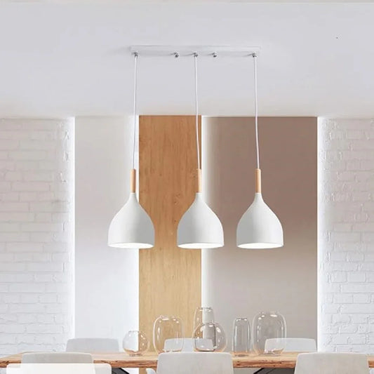 نجفة المنيوم وخشب، 60*60 سم