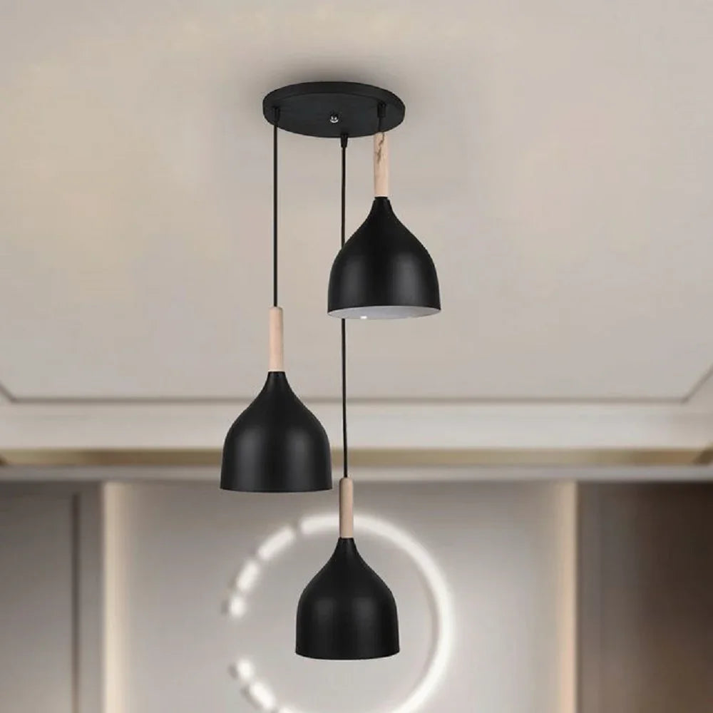 نجفة المنيوم وخشب، 40*60 سم