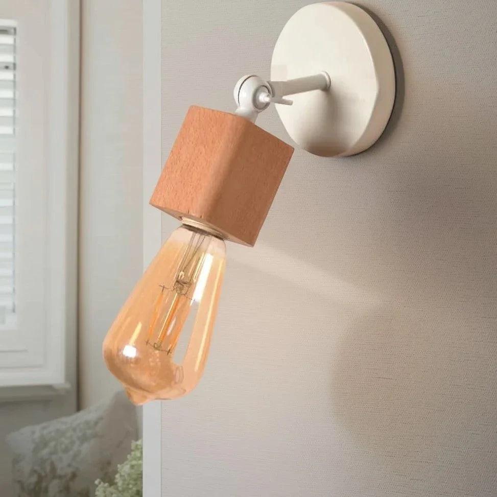 أبليك حائط ستيل و خشب، 10*10 سم