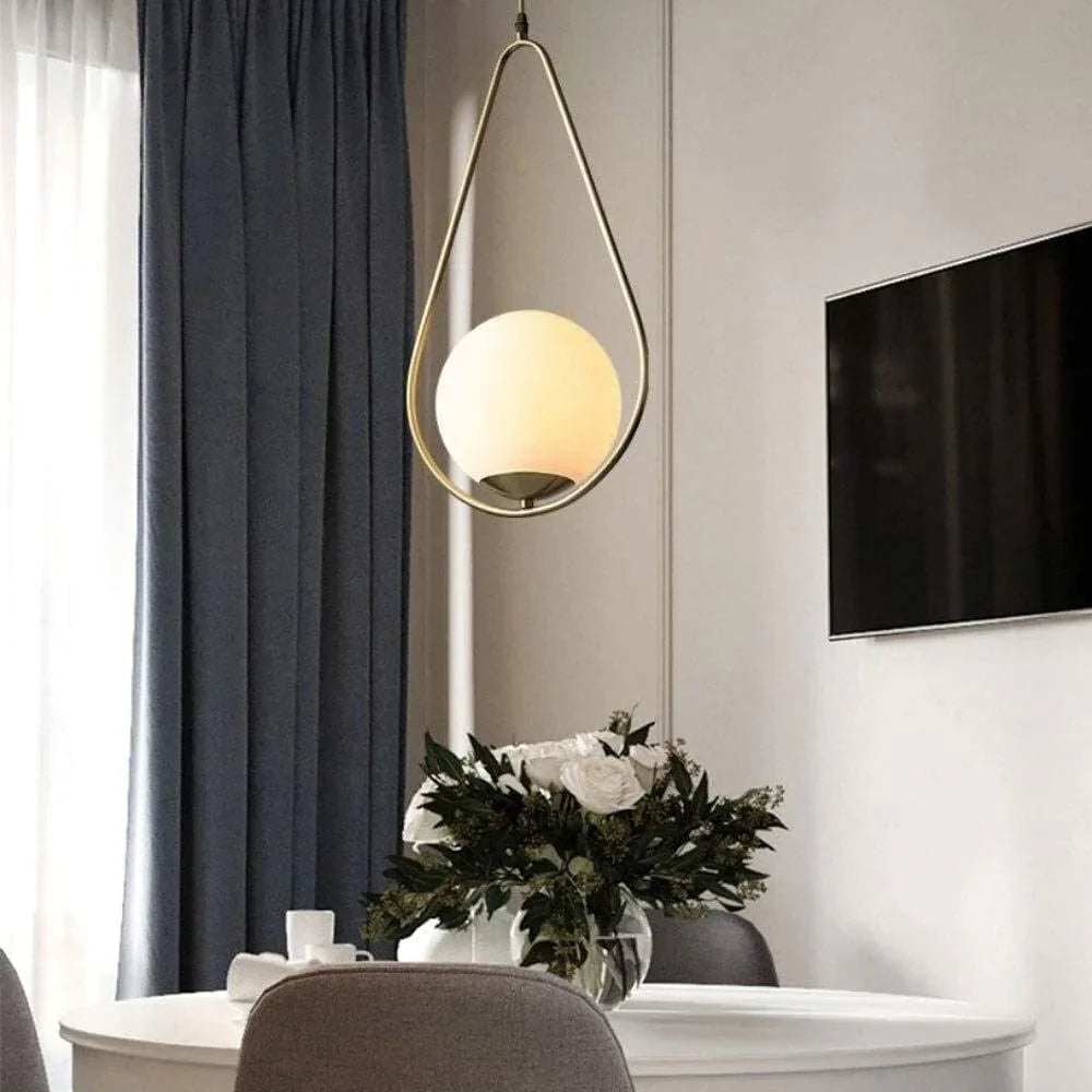 نجفة ستيل و زجاج، 25*50 سم