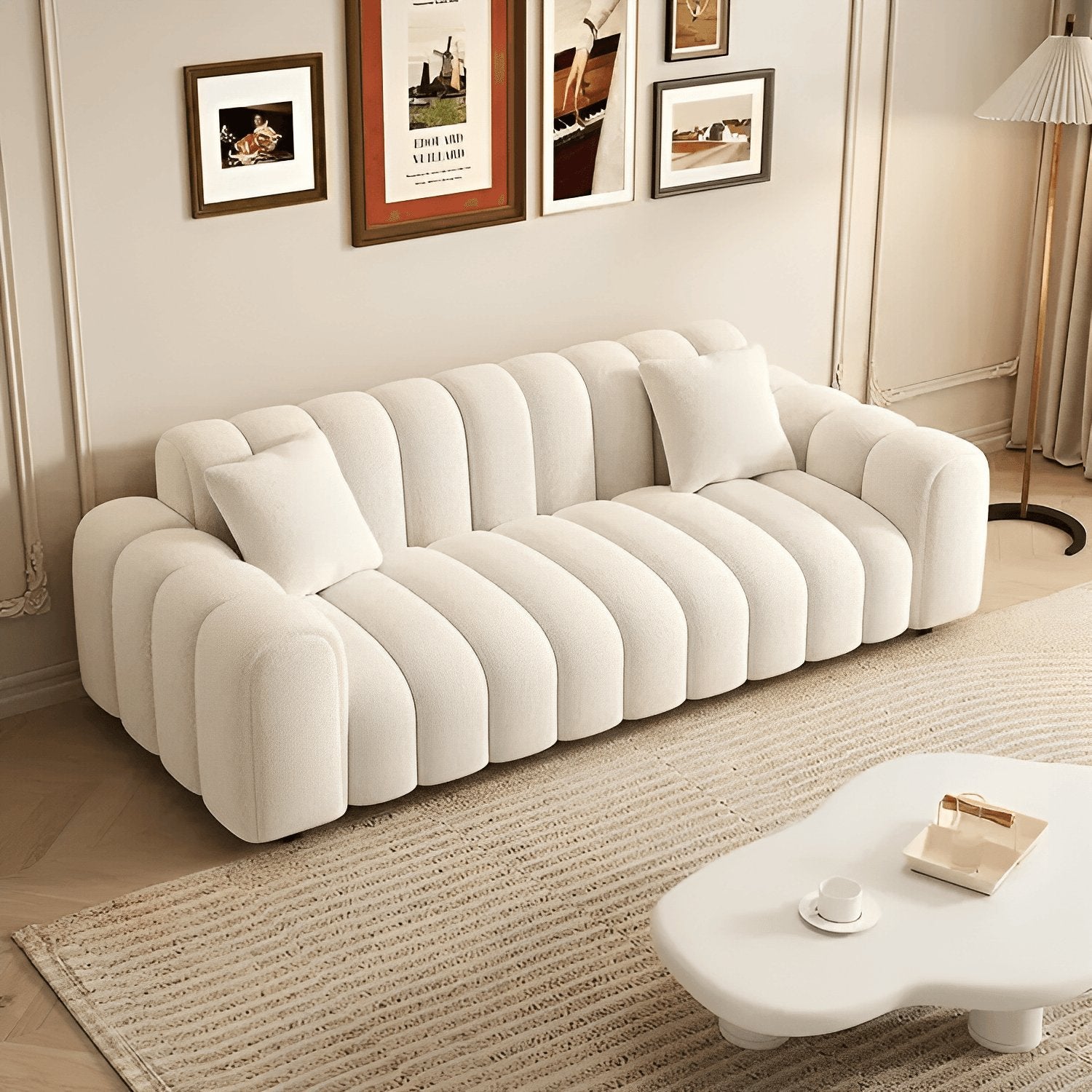 كنبة خشب زان 200*80*70 سم - MAS61 - Homix