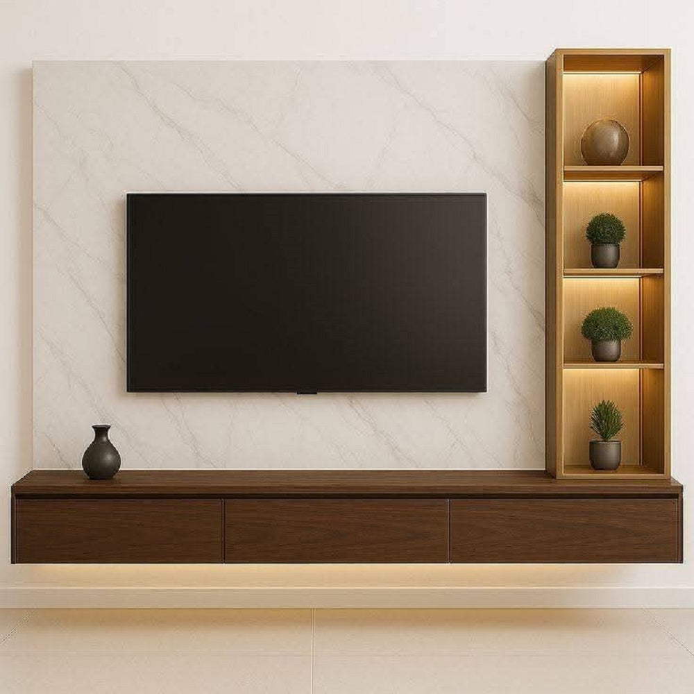 وحدة أرفف خشب ام دي اف، 40*36*180 سم
